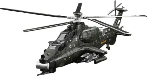 1: 72 for WZ-10 Helicopter Alloy Die-Casting Model Collection Ornaments(Blue)