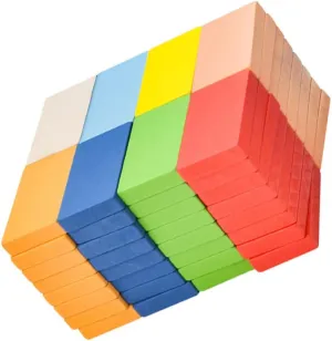 1 Set Standard Domino Building Blocks Creative for Intellectual Development Safe and Sturdy for Fun Playtime Activities