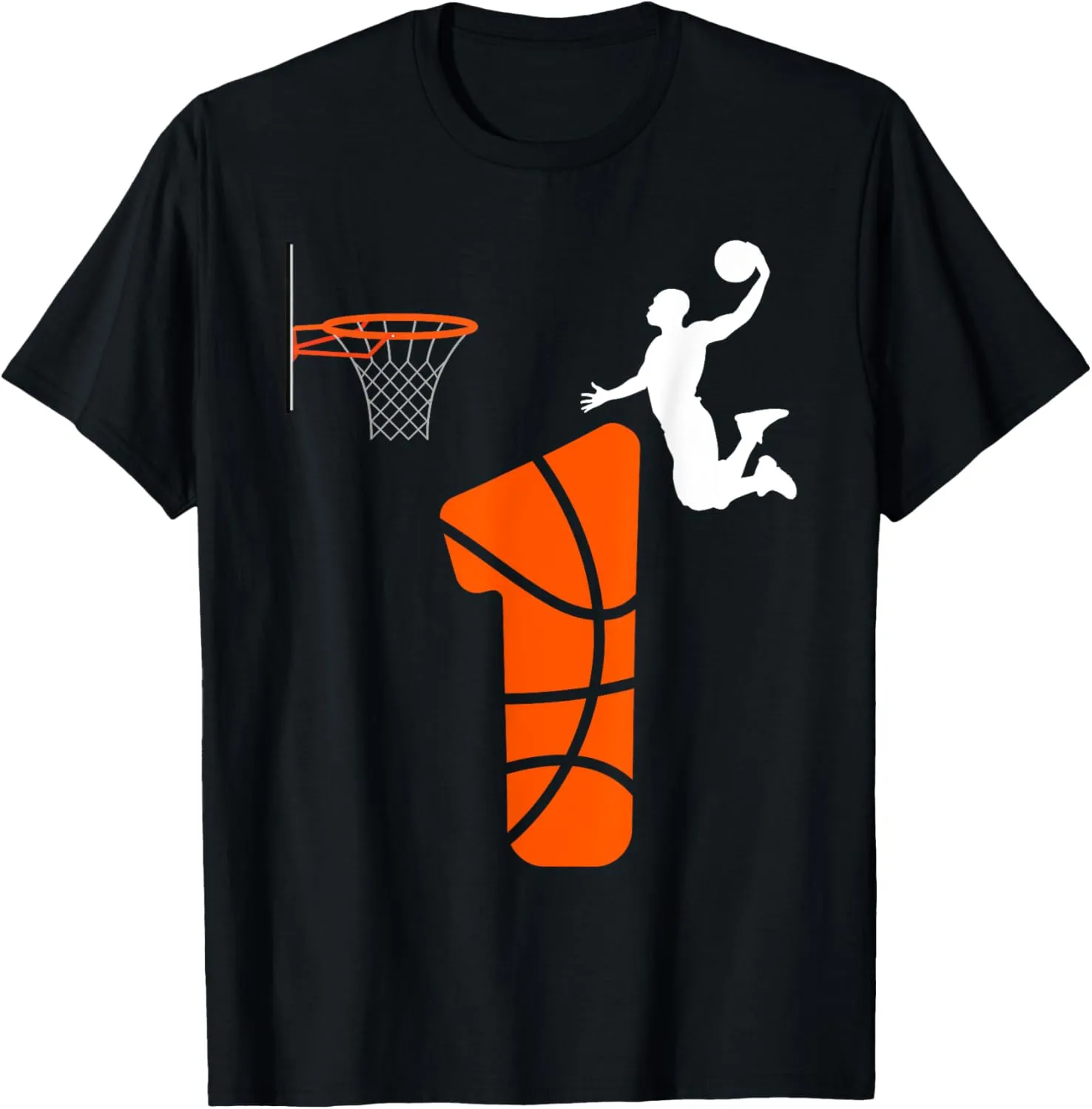 1 Year Old Slam Dunk Its My 1st Birthday Basketball T-Shirt