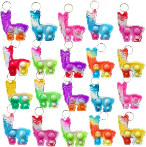 100 Packs Summer Present Unique Mini Llama Assorted fidgets for Kids Children Classroom Students Gifts from Teacher,Birthday Party Favors