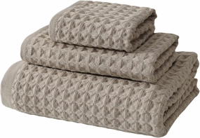 100% Cotton Waffle Bath Towels for Bathroom Soft Waffle Weave Bath Towel Set Oversize Quick Dry Towels for Gym Hotel Spa Hand Towel Washcloths 3 PCS Set (Light Gray)