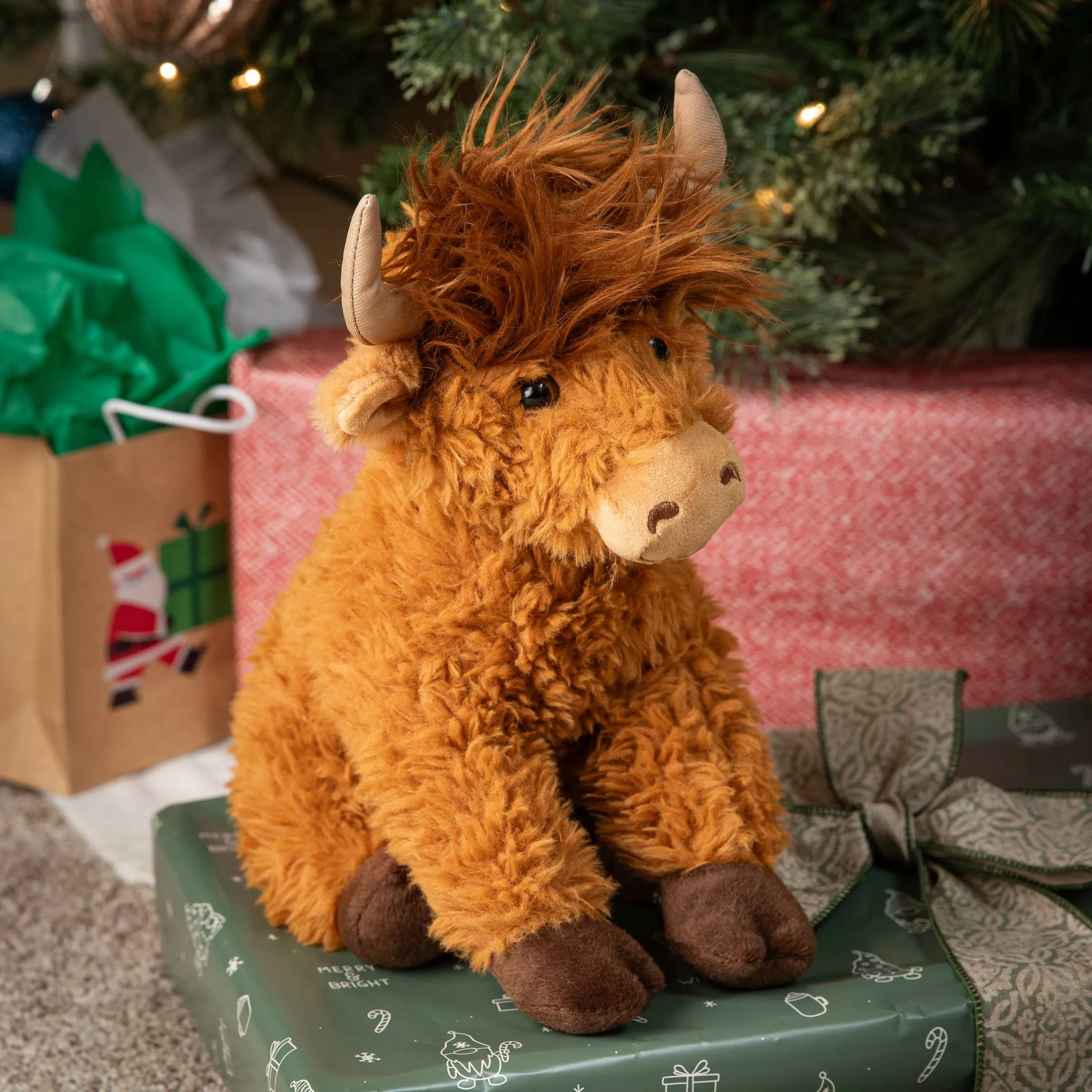 12" (28cm) Wild Onez Highland Chestnut Red Cow