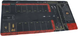 1/64 Parking Lot Mouse Pad Garage Toy Mouse Pad Anti Slip Mini Diecast Car Garage Rollable 30 Cmx60 cm Vehicle Scene Display