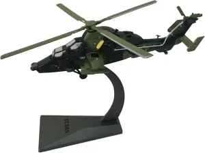 1/72 Scale Eurocopter Tiger EC665 Fighter Model Euro Classic Helicopter Fighter Military Metal Diecast Aircraft Model Kit for Adult Collection or Gift