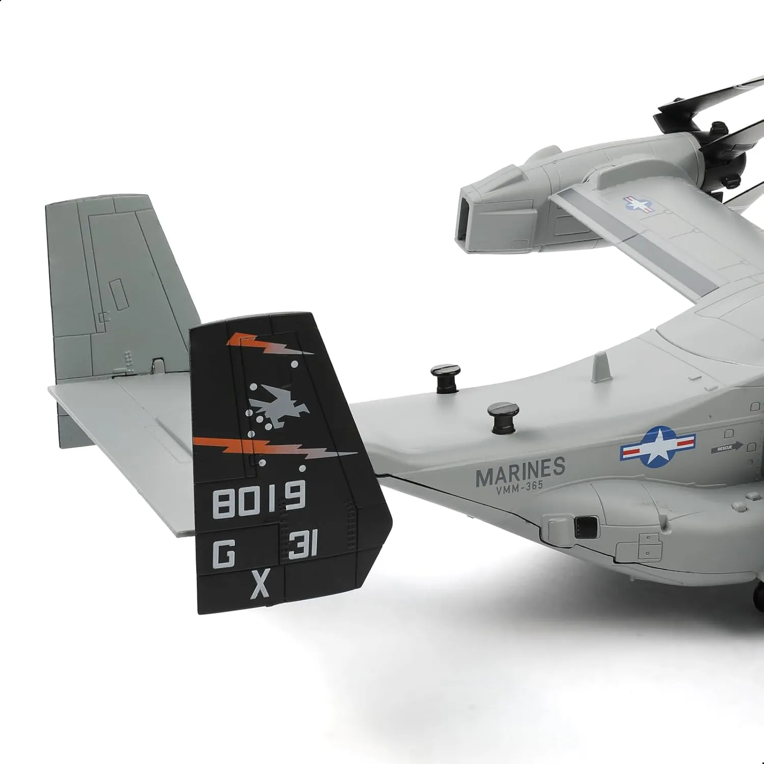 1/72 U.S. Navy VMMT-204 V-22 Osprey VLOT Helicopter Model Classic American Transport Airplane Model Pre-Built Metal Diecast Plane Model Kits with Display Stand Collection Gift for Adult