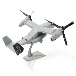1/72 U.S. Navy VMMT-204 V-22 Osprey VLOT Helicopter Model Classic American Transport Airplane Model Pre-Built Metal Diecast Plane Model Kits with Display Stand Collection Gift for Adult