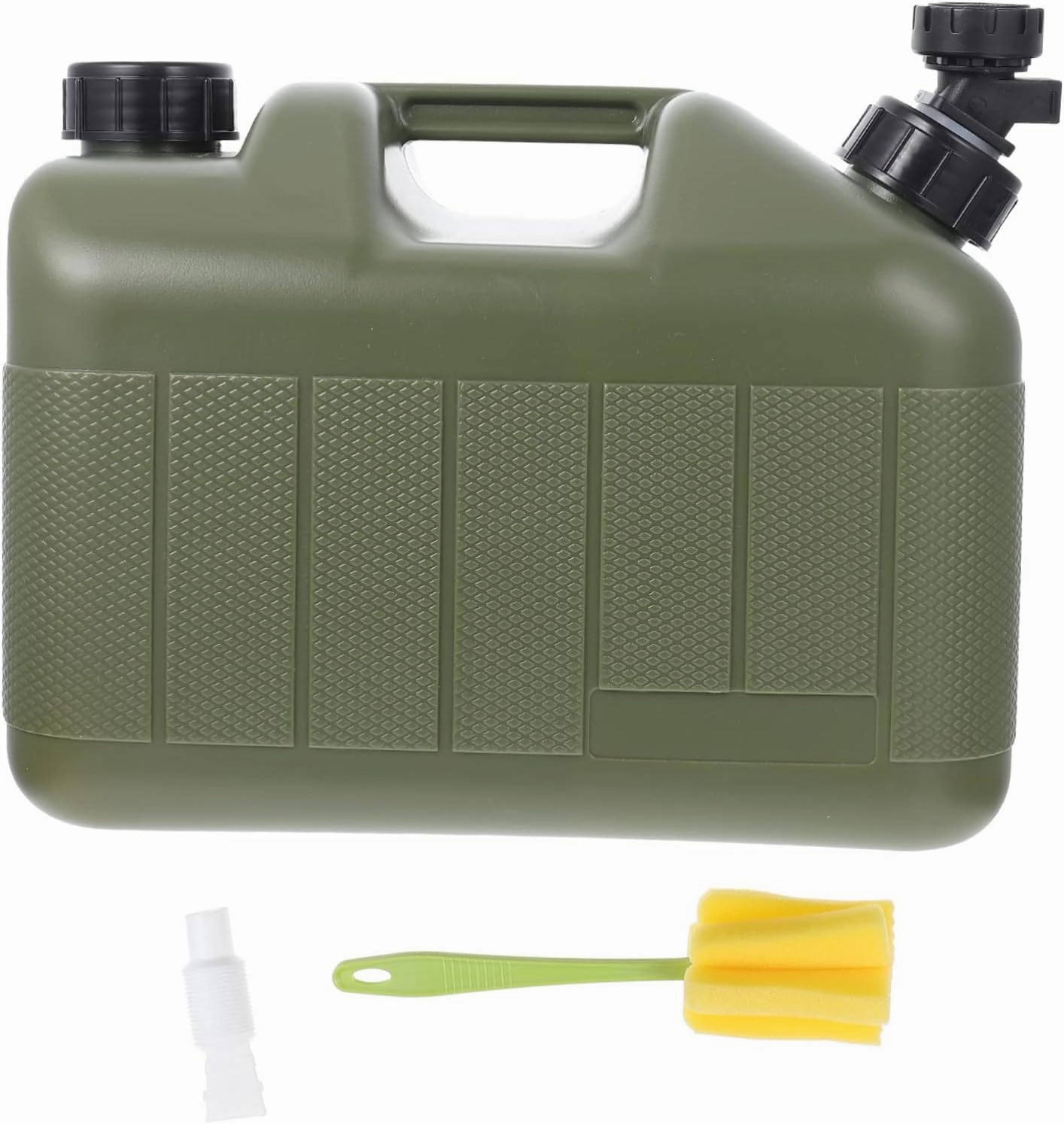 1 Set Portable Water Container with Spout Vehicle Mounted Water Case for Outdoor Camping Hiking and Self Driving Trips and