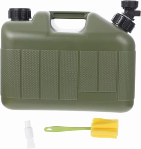 1 Set Portable Water Container with Spout Vehicle Mounted Water Case for Outdoor Camping Hiking and Self Driving Trips and