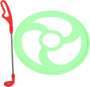 1Set Outdoor Rolling Hoops Game Set Plastic Hand Pushed Rings for Coordination and Team Building Fun Lightweight Sports for for School Activities