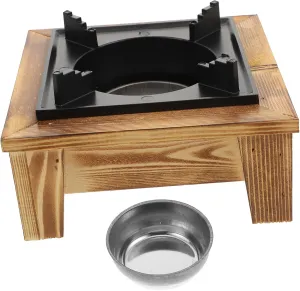 1set Portable Alcohol Stove Sturdy Camping Cooking Stove Reinforced Design for Outdoor Use for Picnics Hiking and -Term Cycling Wear Construction