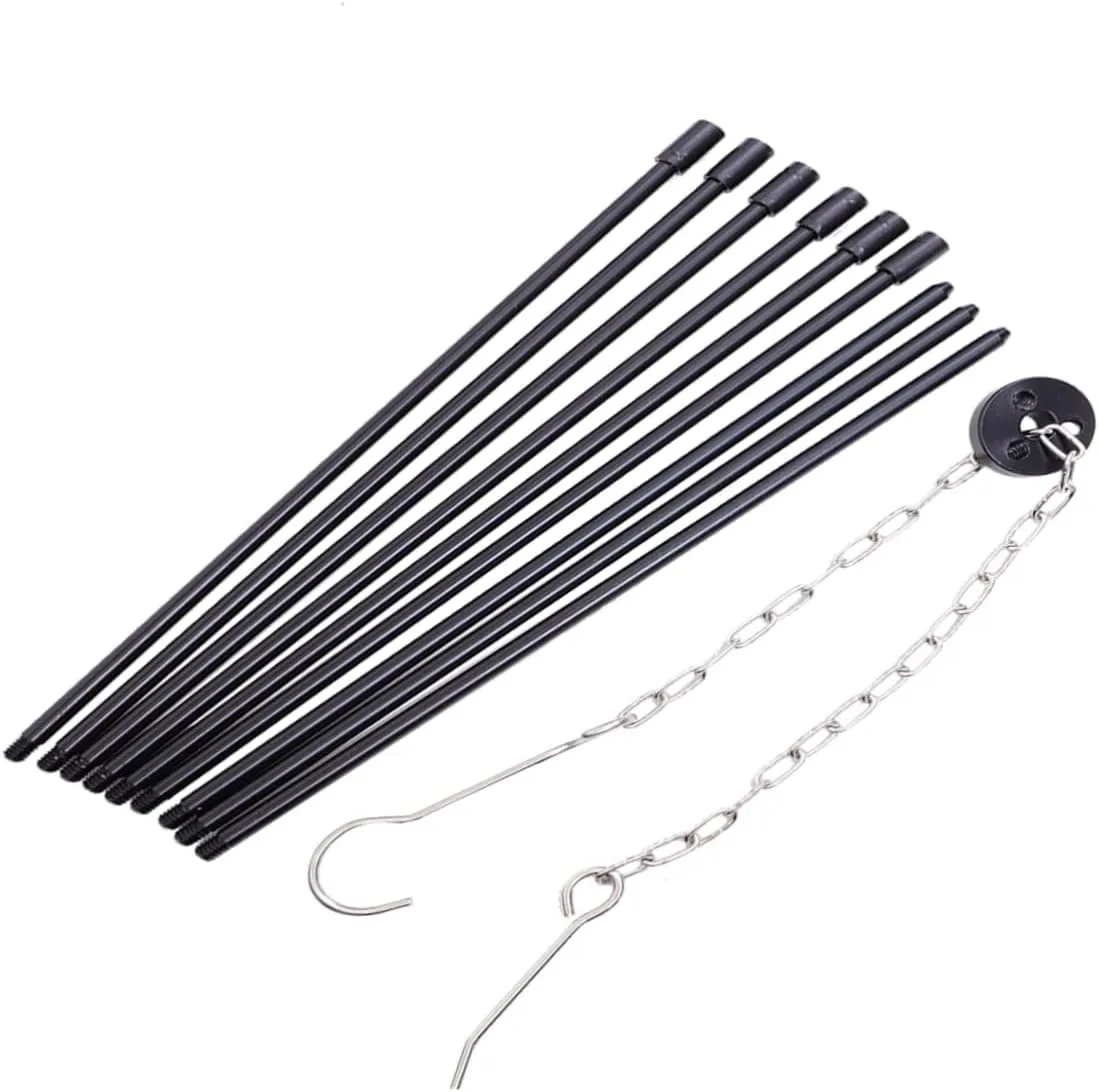 1Set Portable Campfire Tripod Grill for Outdoor Cooking with Durable Material Height and Convenient Storage Bag Camping Accessory for Bbq and Campfire