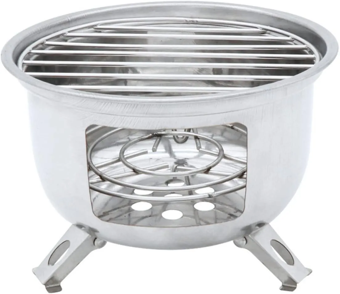 1Set Portable Camping Grill Compact Bbq Stove for Outdoor Cooking Picnics and Camping Trips Lightweight and Durable Design for Easy Storage and Transport