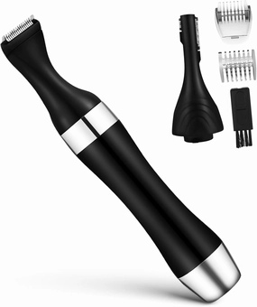 1Set Electric Eyebrow Trimmer Portable Facial Hair Removal Tool with Replaceable Heads Ergonomic Grip for Efficient Eyebrow Shaping and Hair Removal for Women