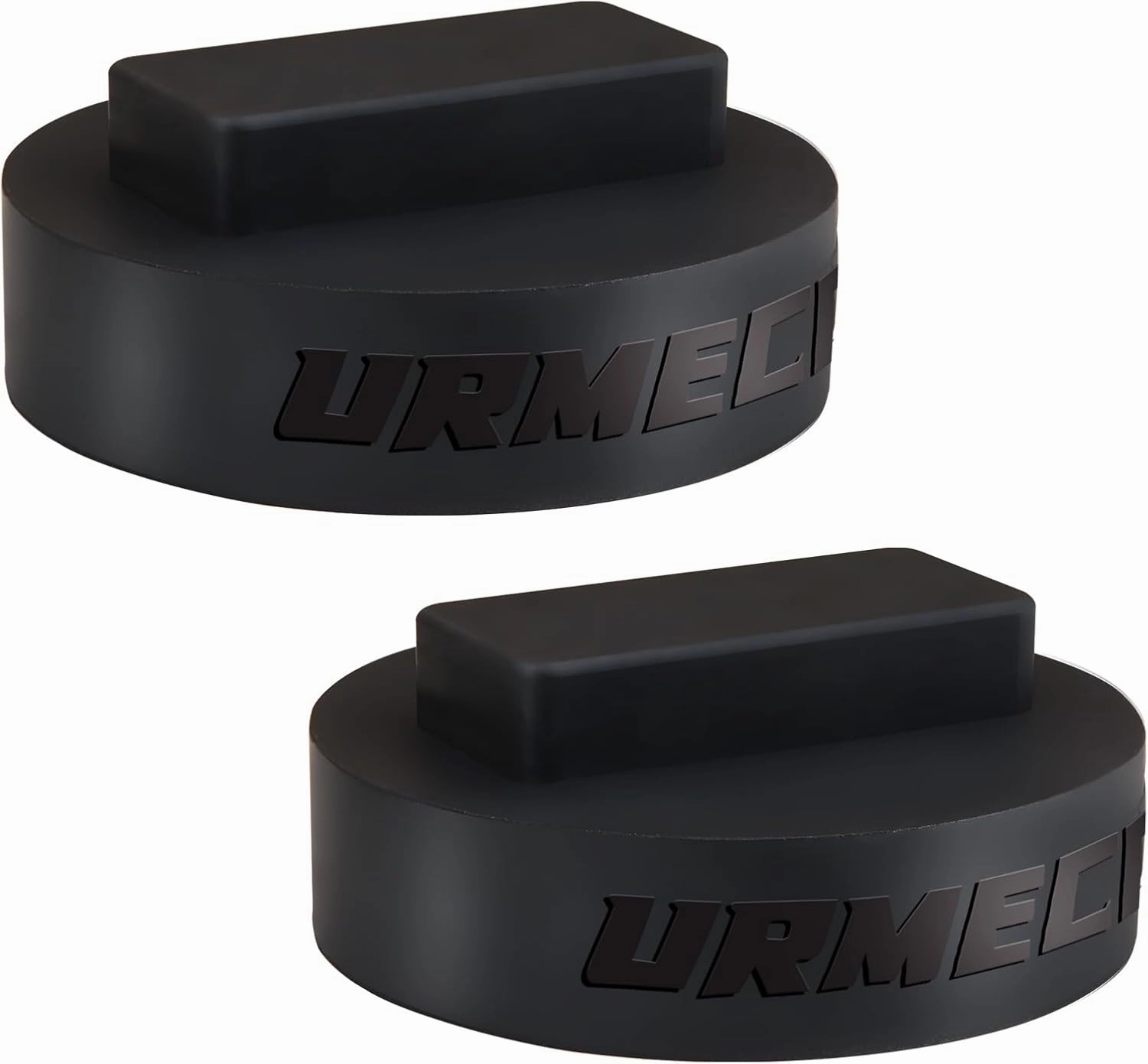 2Pcs Dual-use Lifting Axle Saddle Adapter Pads for BMW X3 X5 X6 X7, Compatible with 4-8 Ton Hydraulic Bottle Jack with 1.42" Recess, Car Trolley Floor Rubber Jack Pad Pucks for BMW and Mini