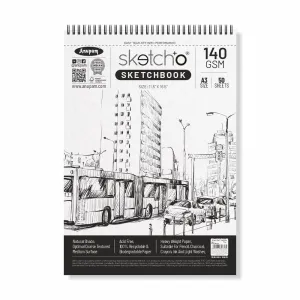 326535 SKETCH  O SOFT COVER (TOP WIRO) 140 GSM50 SHEETS A3