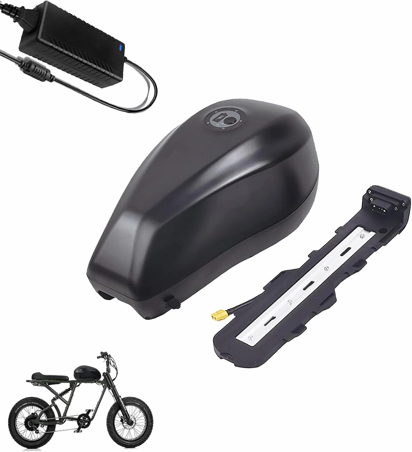 36V 48V 10Ah 13Ah 15Ah 18Ah 20Ah 23Ah 25Ah Ebike Gas Tank Battery 36V 48V Fuel Tank Lithium Ion Electric Bike Battery with Charger