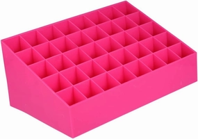 40 Slots Lipstick Storage Box Creative Makeup Organizer Jewelry Holder for Lipstick Nail Polish and Makeup Brush Storage for Home Shop