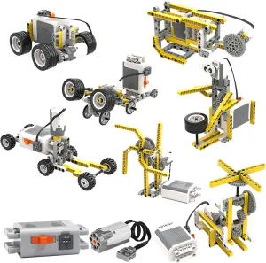 420PCS Power Function Motor Building Blocks Power Set,Includ Instruction Battery Box,Remote Control,M Motor,Master Control,Technic Motor Set MOC Bricks Science Power Function Kit for Kids Adults