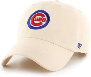 47 Brand MLB Natural Primary Logo Clean Up Adjustable Baseball Cap Hat, Adult One Size Fits All