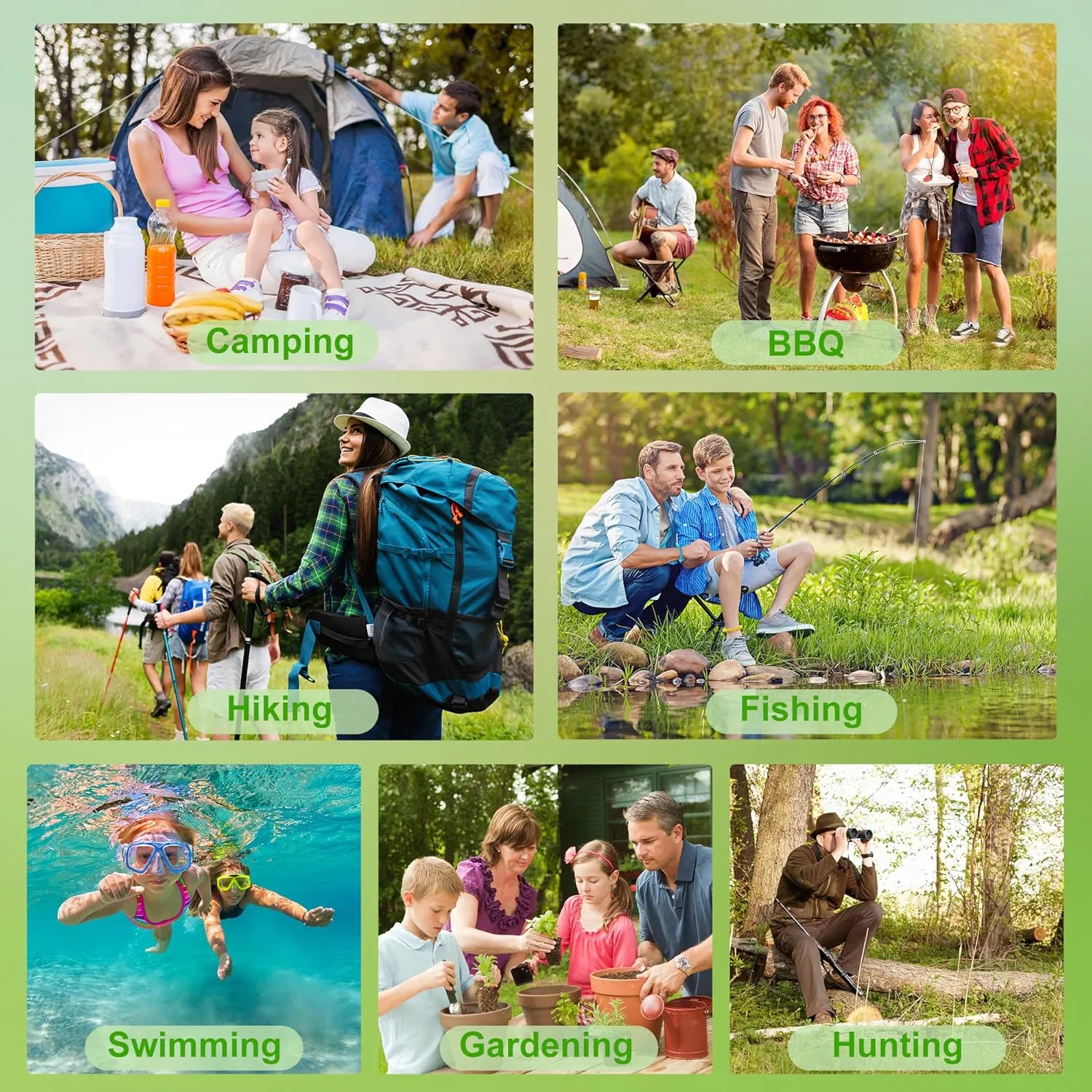 48 Pack Mosquito Bracelets, Mosquito Bands for Adults and Kids with Individually Wrapped & DEET Free, Natural and Waterproof Wristbands Citronella Bracelets for Camping Hiking