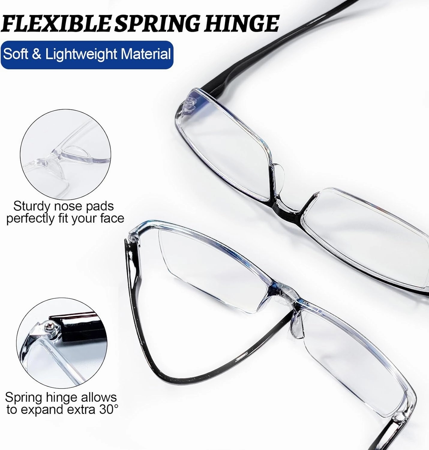 4 Pack Reading Glasses 1.75 for Women Men Blue Light Blocking Glare Filter Computer Readers 1.0 1.25 1.5 1.75 2.0 2.25 2.5 2.75 3.0 3.5 4.0 Black 175
