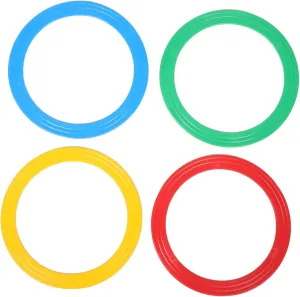 4pcs Professional Juggling Rings Set Circus Props for Acrobatic Performers Enhance Skills with Versatile Difficulty Levels for Circus Acts and Audience Engagement