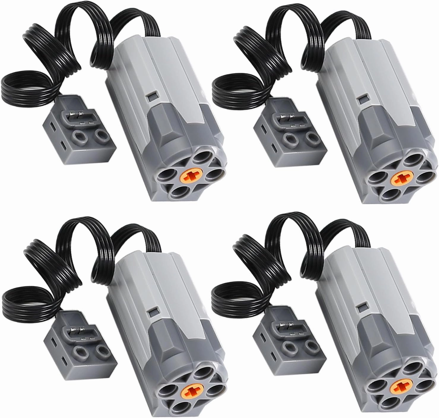 4Pcs Power-Function M-Motor-Set Compatible with Major Brand Technic-Parts Building-Block