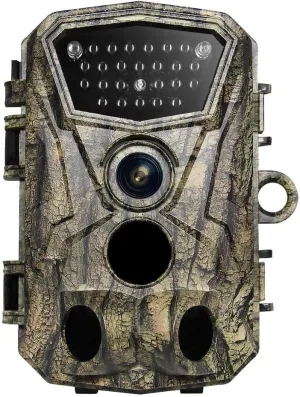 5MP 3 PIR Sensor 1080P Hunting Camera Trail Monitoring 0.2s Fast Shooting Waterproof 2.4" LCD Built-in Microphone& Speaker