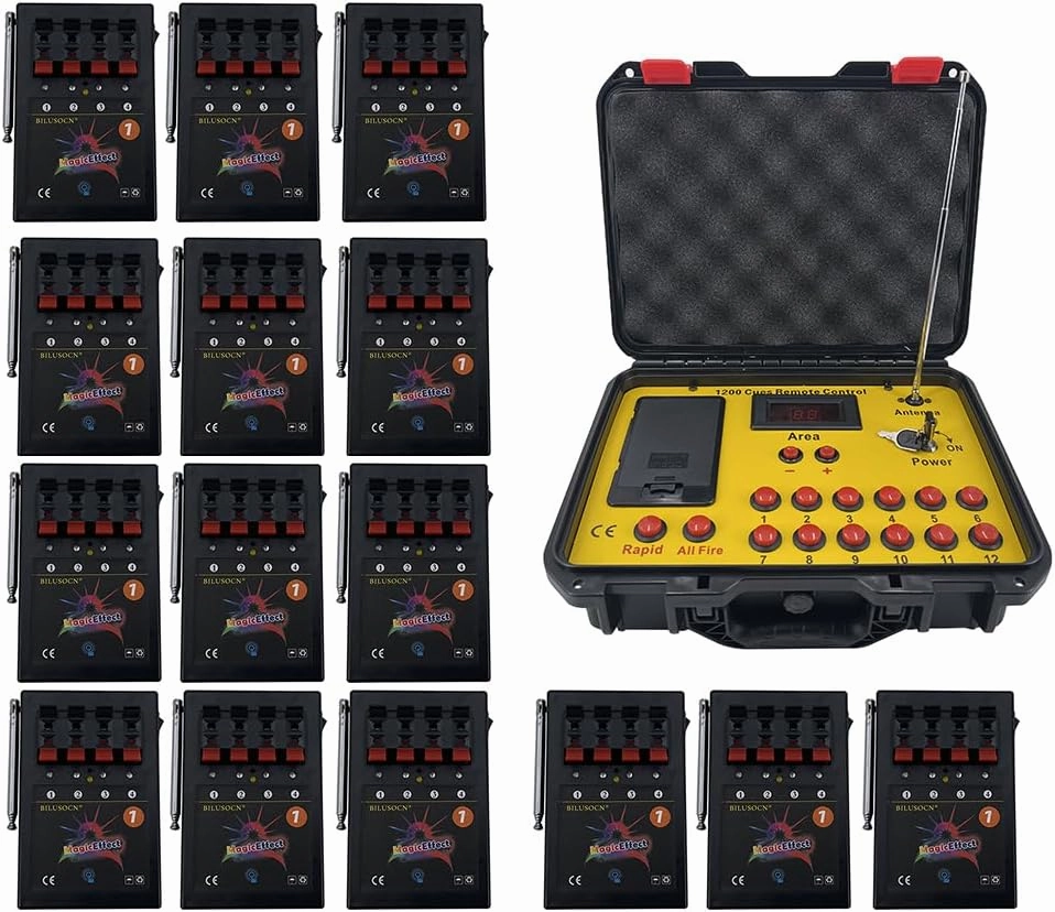 60 Cues Wireless Control, Stage Effects Equipment, Controller LED Lighting Controller for Stage fire-Works Event