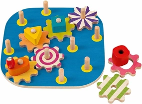 62011 Crank Fun Wooden Motor Skills Toy 20.5 cm
