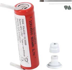 800mAh Electric Toothbrush Battery Compatible with Philips Sonicare Replacement Parts HX89 HX91 HX99 Series with Solder Wire and Rapid Disassemble Tools Set