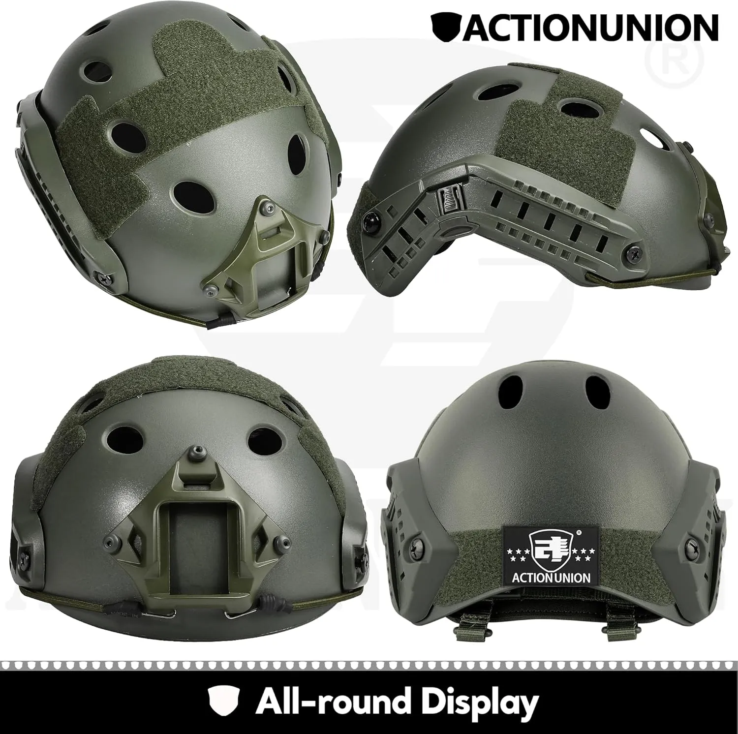 ACTIONUNION Airsoft Helmet Set PJ Type Tactical Paintball Helmet