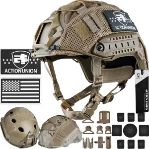ACTIONUNION Airsoft Helmet Set PJ Type Tactical Paintball Helmet