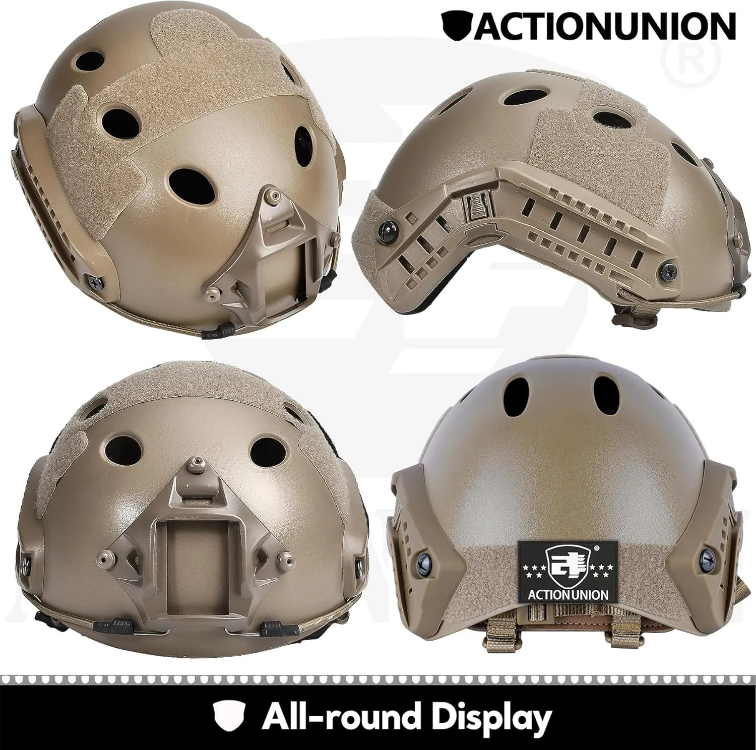 ACTIONUNION Airsoft Helmet Set PJ Type Tactical Paintball Helmet