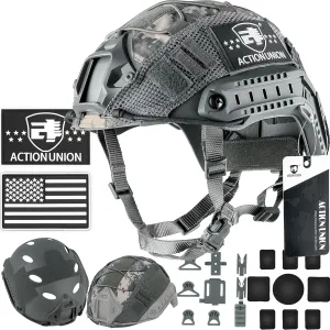 ACTIONUNION Airsoft Helmet Set PJ Type Tactical Paintball Helmet