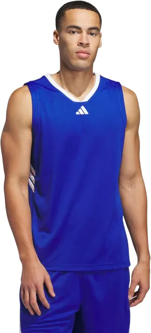 adidas Men's Basketball Legends 3-Stripes Tank Top