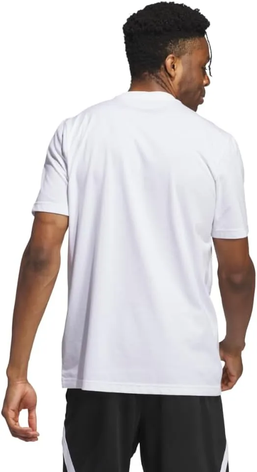 adidas Men's Worldwide Hoops Logo Performance Graphic T-Shirt