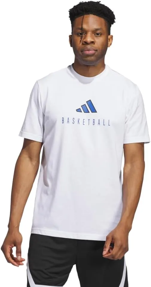 adidas Men's Worldwide Hoops Logo Performance Graphic T-Shirt