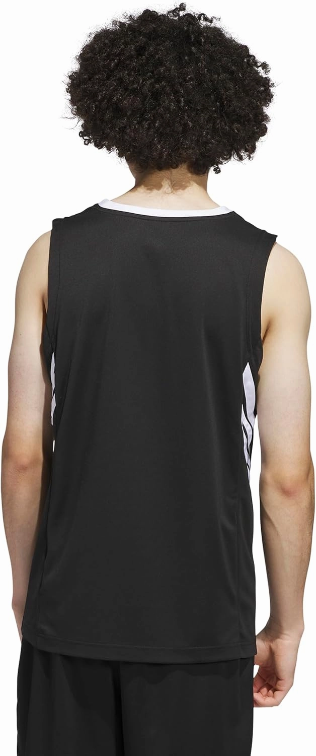 adidas Men's Basketball Legends 3-Stripes Tank Top