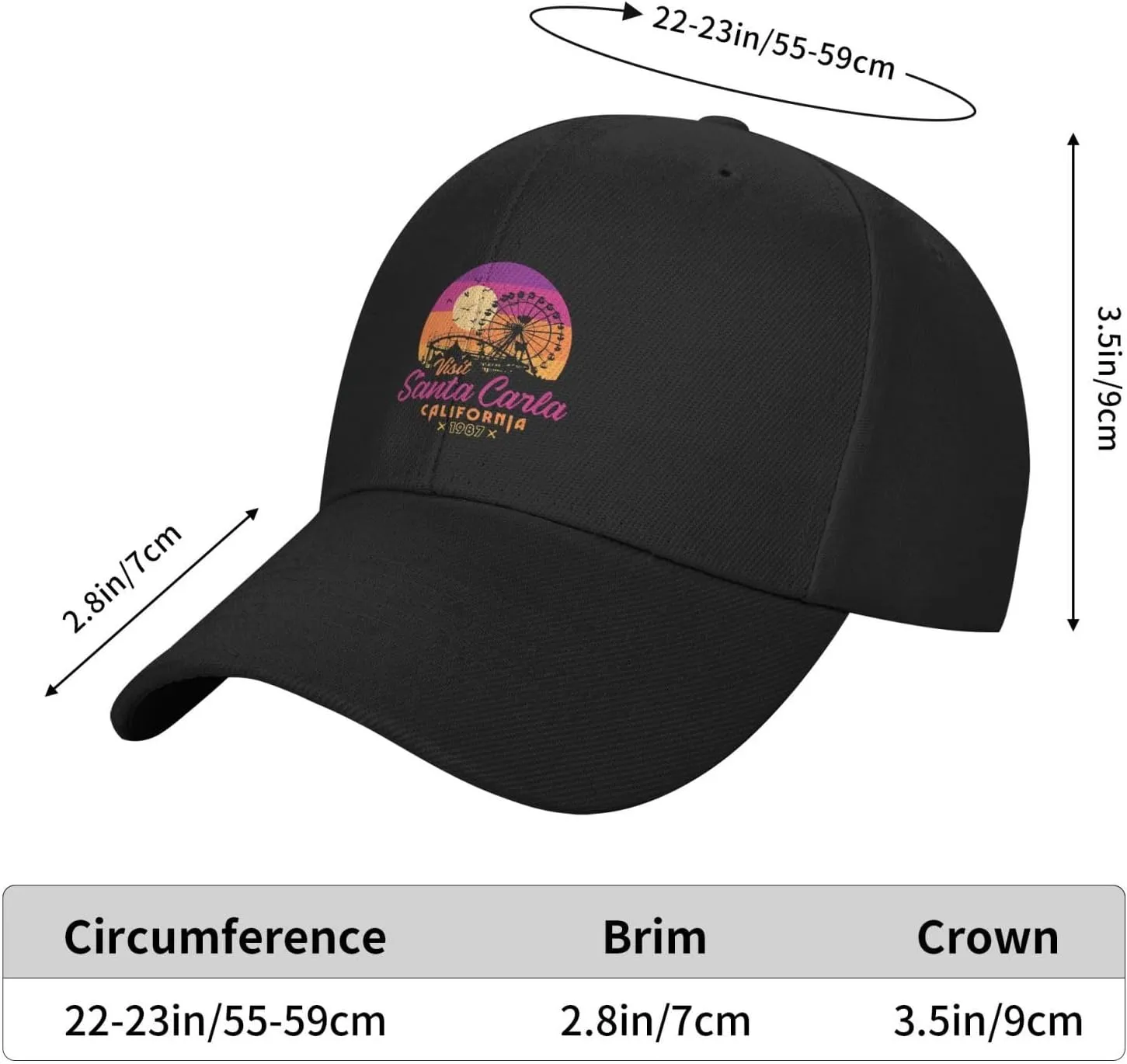 Adjustable Cool Trucker Hat,Weekend State of Mind,Stylish Comfortable for Adult Great Ideal Outdoor Activities