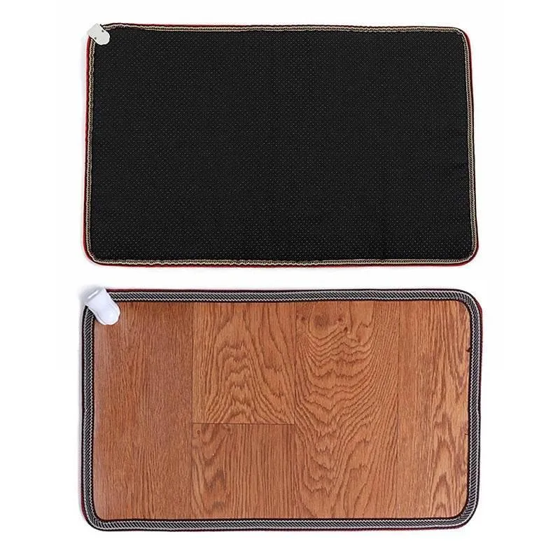 Adjustable Leather Foot Warmer Mat - Heated Comfort Mat