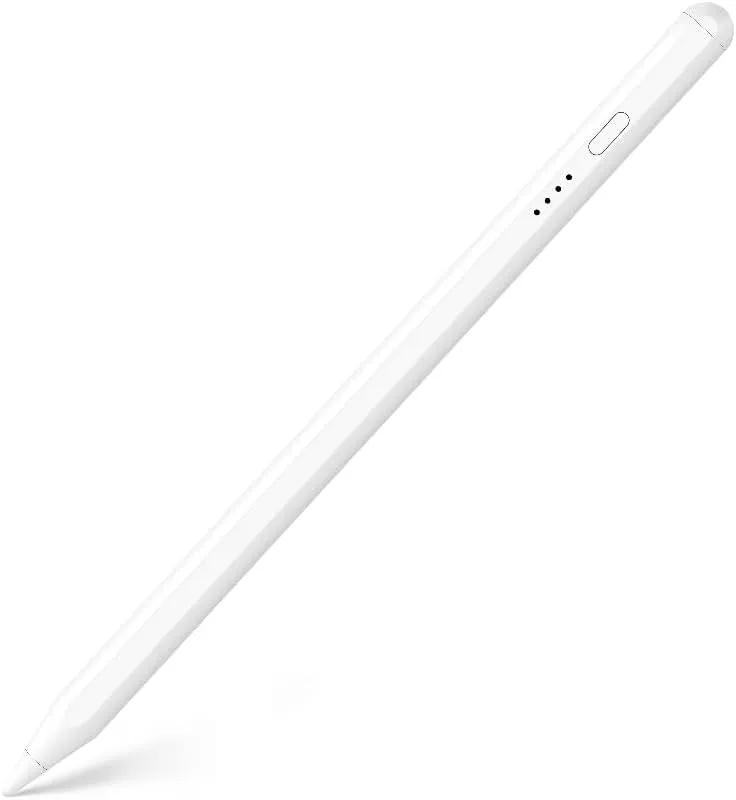 Adonit ADI020WH Palm Rejection Pencil for Writing/Drawing Stylus Compatible w iPad 6th-10th, iPad Mini 5th/6th, iPad Air 3rd-5th, iPad Pro 11" 1st-4th, iPad Pro 12.9" 3rd-6th