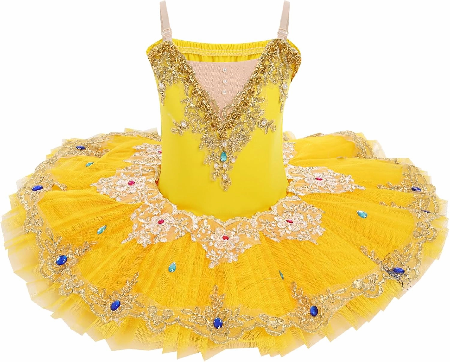 AFAVOM Girls Camisole Skirt Leotard Swan Lake Ballet Dance Outfit Sequin Platter Tutu Dress Ballerina Costume for Performance