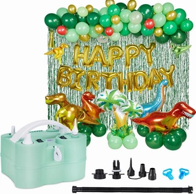 AGPtEK 3-in-1 Air Pump for Inflatables and Balloon Electric Air Balloon Pump 600W for Latex 260Q Foil Balloons with Hose Extension Quick-Fill Inflator Deflator for Air Mattress, Compression Bag