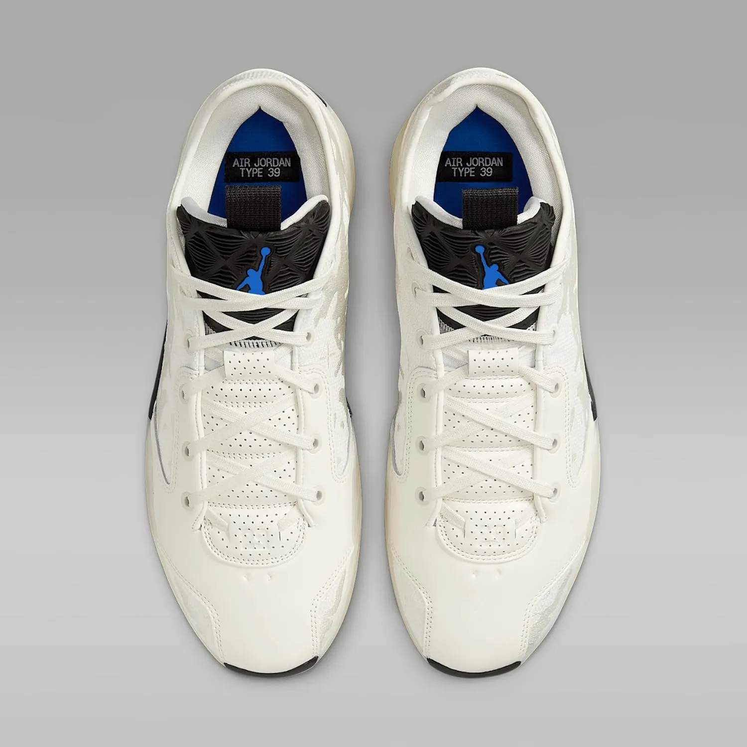 Air Jordan XXXIX Basketball Shoes (FQ0213-104, Sail/Black/Game Royal)