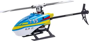 Align T-rex T15 Combo 2S 360mAh Built-in Receiver Futaba S-FHSS 2.4 GHz System (BNF) - Remote Control Helicopter BNF Blue Version