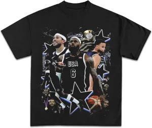 All Time Great Basketball Moments Graphic T-Shirts | Premium Quality Heavyweight Basketball Shirt for Adults & Kids