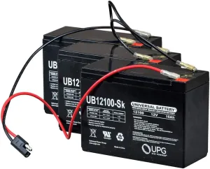 AlveyTech 36 Volt 10 Ah Battery Pack for eZip, GT, IZIP, Mongoose, and Schwinn Scooters (With Harness)