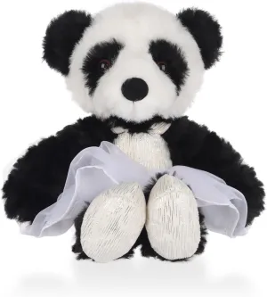 Apricot Lamb Ballet Panda Stuffed Animals for Kids, Soft Cute Plush Toys for Baby Girl and Boy, 7 Inches