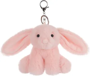 Apricot Lamb Cute Toys Plush Rabbit Stuffed Animal Soft for Kids Bag, Purse, Backpack, Handbag (4.7 Inches)